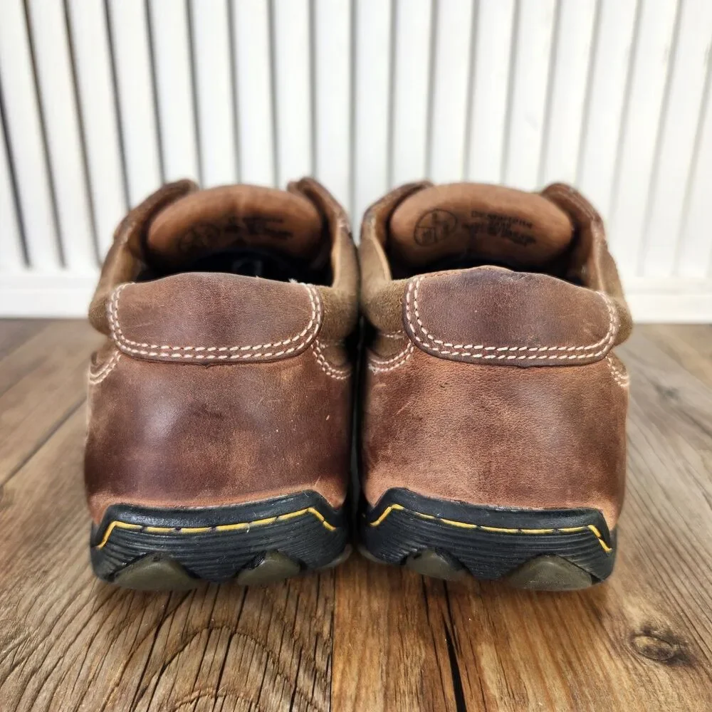 VTG Dr Martens Jim Lace Up Sneakers Mens Size 6 Brown Leather Suede Shoes 8A98